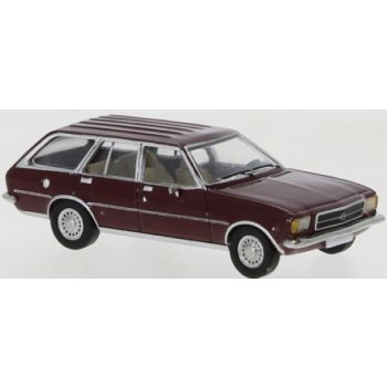 Opel Rekord D Caravan, dunkelrotr, Baujahr 1972, von PCX