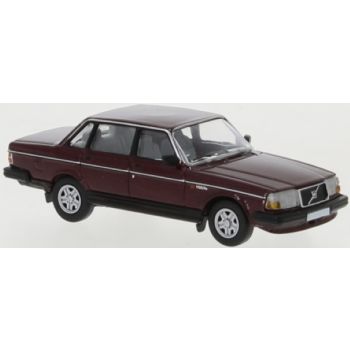 Volvo 240 Limousine, dunkelrot metallic, Baujahr 1989, von PCX