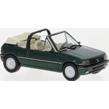 Peugeot 205 Cabriolet, offen, dunkelgrün metallic, Baujahr 1986, PCX