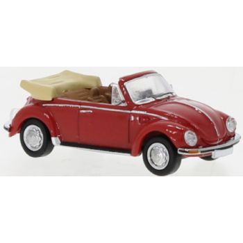 VW Käfer 1303 Cabriolet offen, rot, Baujahr 1979, von PCX