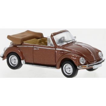VW Käfer 1303 Cabriolet offen, braun metallic, Baujahr 1979, von PCX