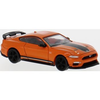 Ford Mustang VI Mach I mit Heckspoiler, orange, Baujahr 2020, von PCX