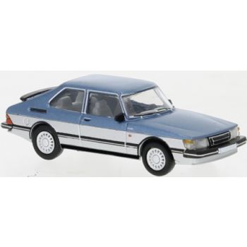 Saab 900 Turbo, blau/silber metallic, Baujahr 1986, von PCX