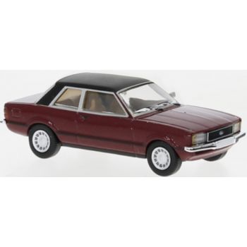 Ford Taunus TC2, dunkelrot metallic, Dach mattschwarz, Baujahr 1976, von PCX