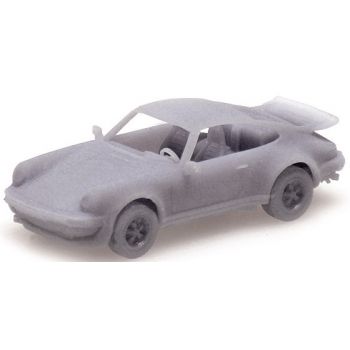 Porsche 911 Turbo, Baujahr 1977, grau, unlackiert