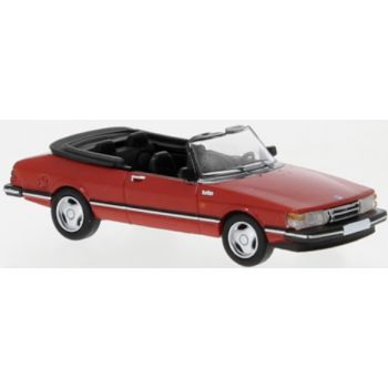 Saab 900 Cabriolet, rot, Baujahr 1986, von PCX