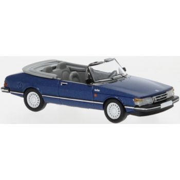 Saab 900 Cabriolet, dunkelblau metallic, Baujahr 1986, von PCX