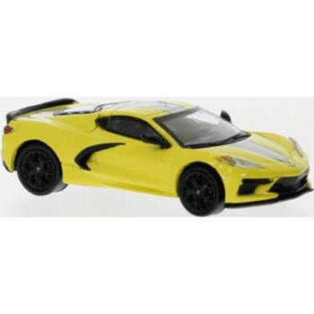 Chevrolet Corvette C8, hellgelb/schwarz, Baujahr 2020, PCX