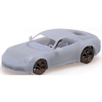 Porsche 911 (992) Carrera 4S, Baujahr 2019, grau, unlackiert