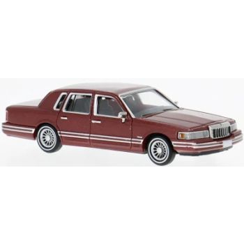 Lincoln Town Car, dunkelrot, Baujahr 1991, von PCX
