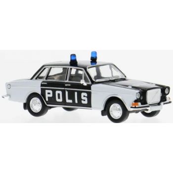 Volvo 164, POLIS - Polizei Schweden, schwarz/weiß, Baujahr 1968, von PCX