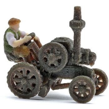 Lanz Bulldog Traktor mit Bauer, Spur TT