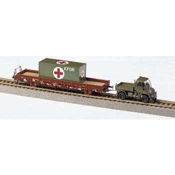 Unimog 400 2-Weg mit Kbs u.Container Wiking