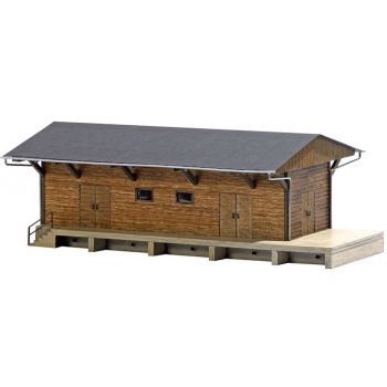 Güterschuppen Braunsdorf, Bausatz, Größe 141 x 54 x 52 mm, Spur TT