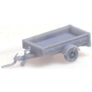 PKW Einachsanhänger, grau, unlackiert