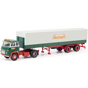 Scania Vabis LB 76 Pritschen-/Planen-Sattelzug, Bilspedition - Autotransit