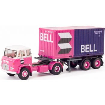 Scania LB 76 Container-Sattelzug, van der Linden / Bell, Lisse - Niederlande