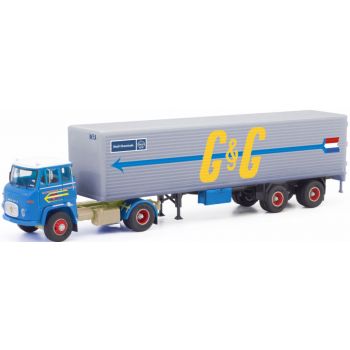 Scania Vabis LB 76 Koffer-Sattelzug, Goedkoop & De Geus G & G, Barendrecht - Niederlande