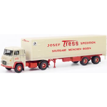 Scania Vabis LB 76 Koffer-Sattelzug, Josef Tress Spedition Stuttgart München-Bozen