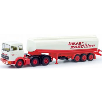 Mercedes-Benz LPS 2032 Benzintank-Sattelzug, bayer - spedition, Ehingen - Donau, Baden-Württemberg