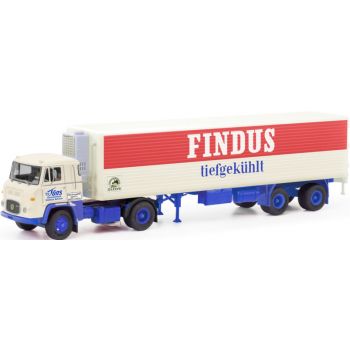 Scania Vabis LB 76 Kühlkoffer-Sattelzug, Töns / FINDUS tiefgekühlt