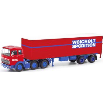 Mercedes-Benz LPS 2032 Koffer-Sattelzug, Weichelt Spedition, Coburg - Bayern