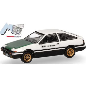 Toyota Corolla AE86, weiß/grün, Baujahr 1983-1985, (MicroCity 87)
