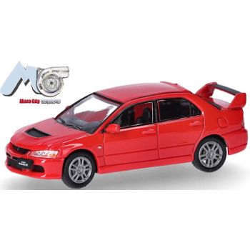 Mitsubishi Lancer Evolution 9, rot, Baujahr 2005-2007, (MicroCity 87)