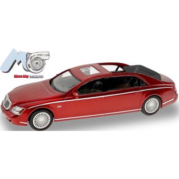 Maybach 62S, rot, Baujahr 2002-2013, (MicroCity 87)