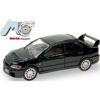 Mitsubishi Lancer Evo 9, schwarz, (MicroCity 87)
