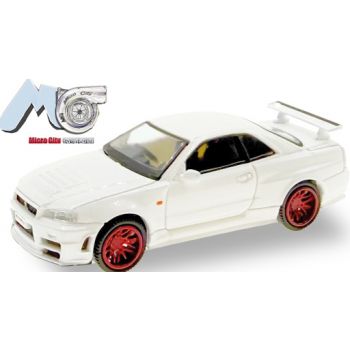 Nissan GTR 34, weiß, (MicroCity 87)