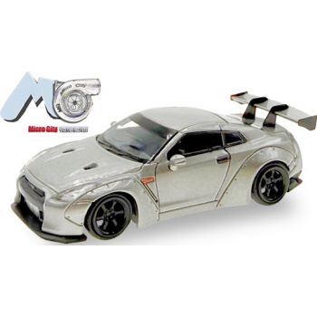 Nissan GTR 35, silber, (MicroCity 87)