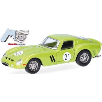 Ferrari 250 GTO, grün mit No. 21, (MicroCity 87)