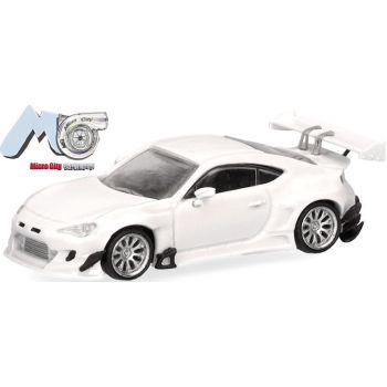 Toyota GT86, weiß mit Heckspoiler, (MicroCity 87)
