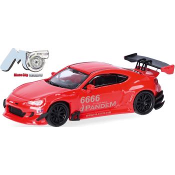 Toyota GT86, rot 6666, (MicroCity 87)