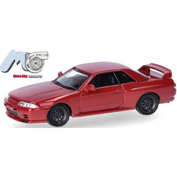 Nissan Skyline GTR32, weinrot, (MicroCity 87)
