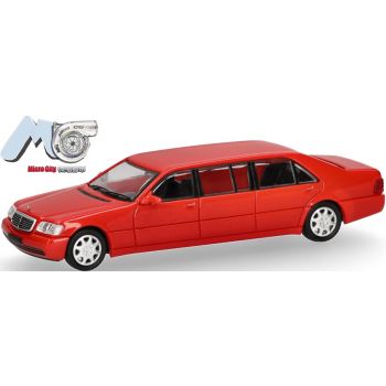 Mercedes-Benz S600 Pullmann, rot, (MicroCity 87)
