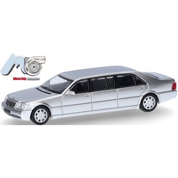 Mercedes-Benz S600 Pullmann, silber, (MicroCity 87)