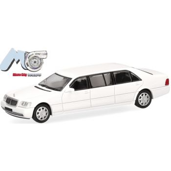 Mercedes-Benz S600 Pullmann, weiß, (MicroCity 87)