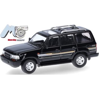 Toyota Landcruiser 80, schwarz, (MicroCity 87)