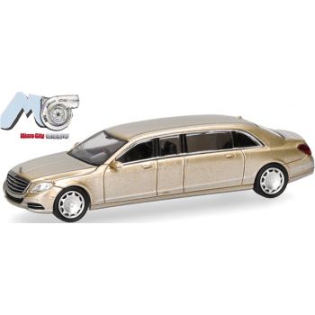 Mercedes-Benz S600 Pullmann (W 221), champagnergold, (MicroCity 87)