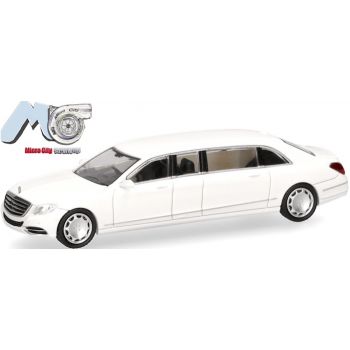 Mercedes-Benz S600 Pullmann (W 221), weiß, (MicroCity 87)