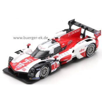 Toyota GR010 Hybrid No.7 Toyota Gazoo Racing, 2nd 24h Le Mans 2022, M. Conway, K. Kobayashi, J.M. Lopez