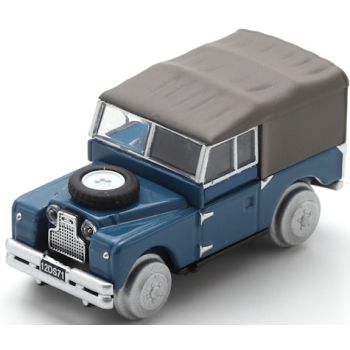 Land Rover 88, Railroad Version, blau mit grauem Verdeck