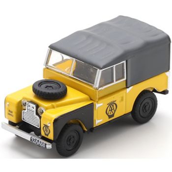 Land Rover 88, gelb mit grauem Verdeck