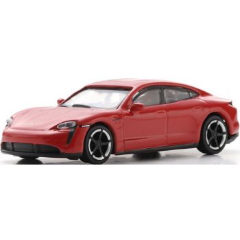 Porsche Taycan Turbo S, rot, Baujahr 2021