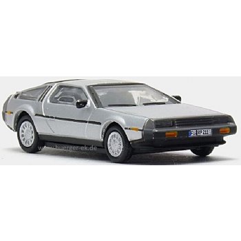 Delorean DMC 12 Classic, silber, Edelstahlfinish