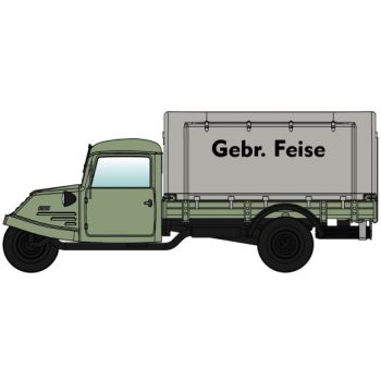 Goliath GD 750 Tiefpritsche mit Plane, Gebr. Feise, Teppiche, Bremen