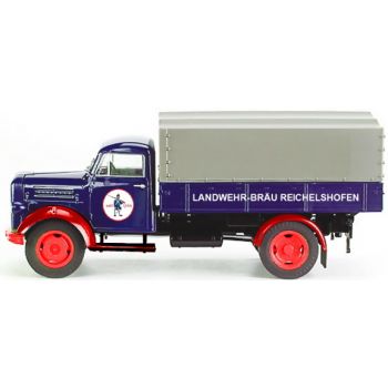 Borgward B 2500 Pritsche/Plane Bierlaster, Landwehr-Bräu - Franken