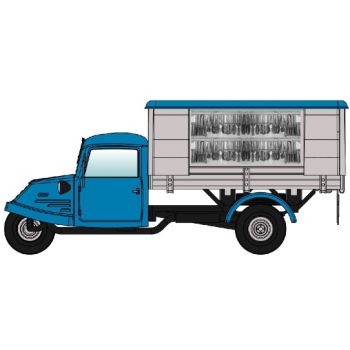 Goliath Dreirad GD 750, Metzgereiwagen, Hamburg